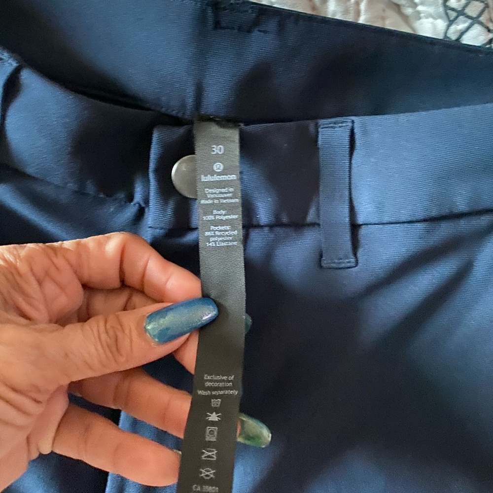 Lululemon Athletica Deep Blue Trousers - Picture 5 of 7